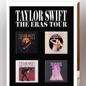 Taylor Swift The Eras Tour Photo Pins Set of Four Official Merch